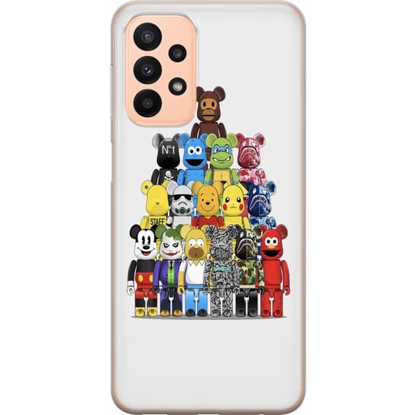 Kompatibelt Mobilskal till Samsung Galaxy A23 Bearbrick