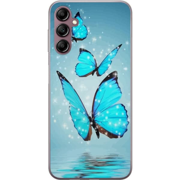 Kompatibelt Mobildeksel til Samsung Galaxy A14 5G Glimrende Sommerfugler