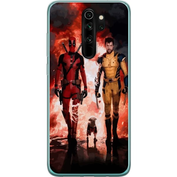 Xiaomi Redmi Note 8 Pro  Gennemsigtig cover Wolverine Deadpool