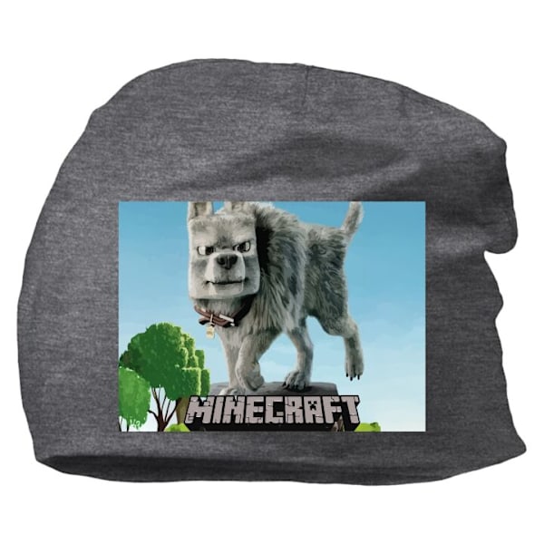 Lue for Voksen | Varm Beanie i Mykt Materiale A Minecraft Movie Mørk grå one size