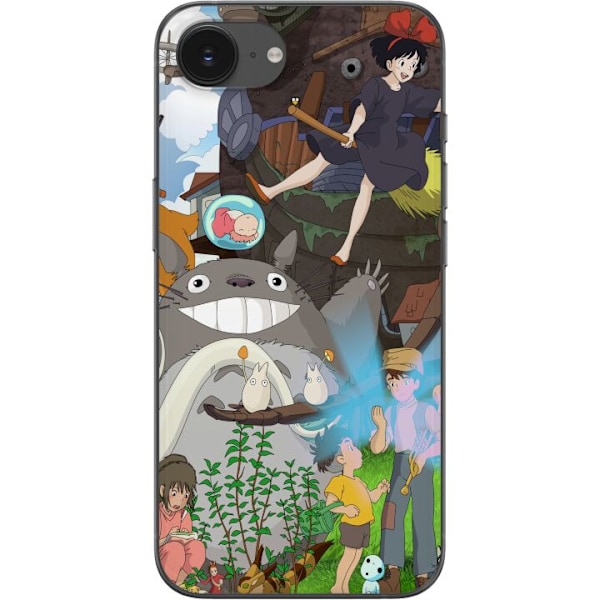 Apple iPhone 16e Genomskinligt Skal Studio Ghibli