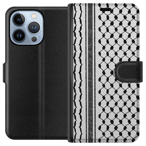 Apple iPhone 13 Pro Tegnebogsetui Palæstinensisk mønster - i