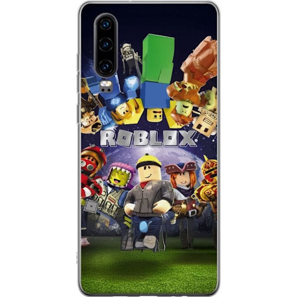 Huawei P30 Läpinäkyvä kuori Roblox Maailma - Pelaamisseikkailu Lapsille ja Nuorille