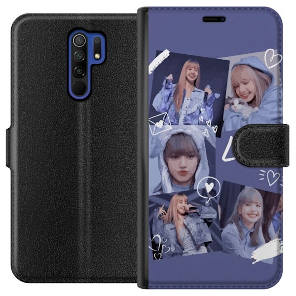 Xiaomi Redmi 9 Plånboksfodral Lisa Blackpink – Aesthetic K-pop Queen