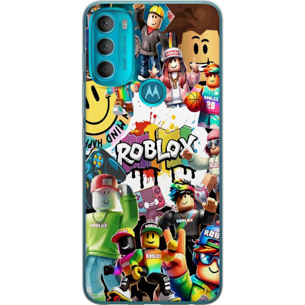 Motorola Moto G71 5G Genomskinligt Skal Roblox