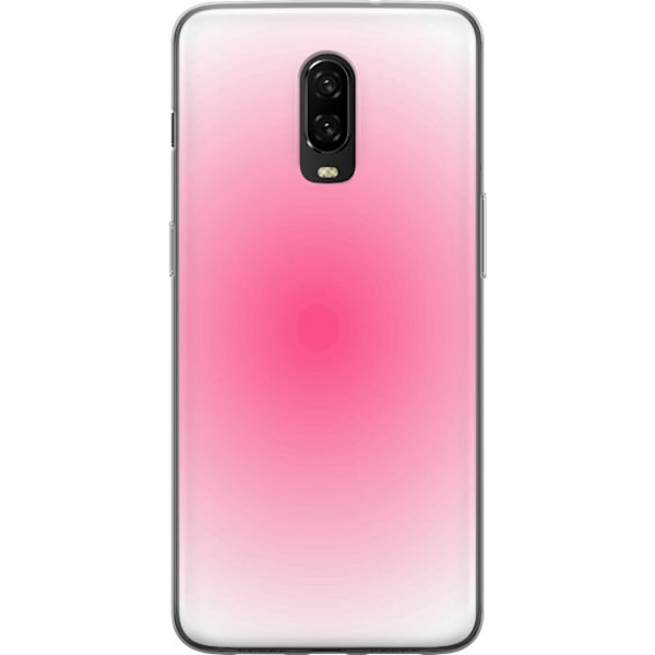 OnePlus 6T Genomskinligt Skal Rosa Moln