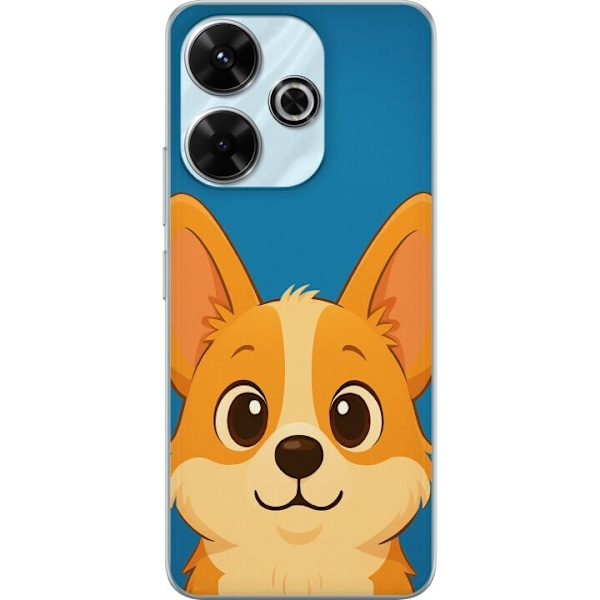 Xiaomi Redmi 13 Genomskinligt Skal Hello Corgi