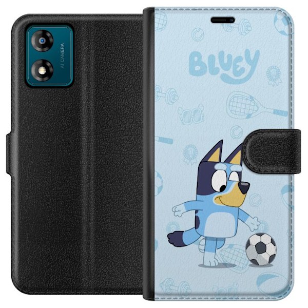 Motorola Moto E13 Lompakkokotelo Bluey