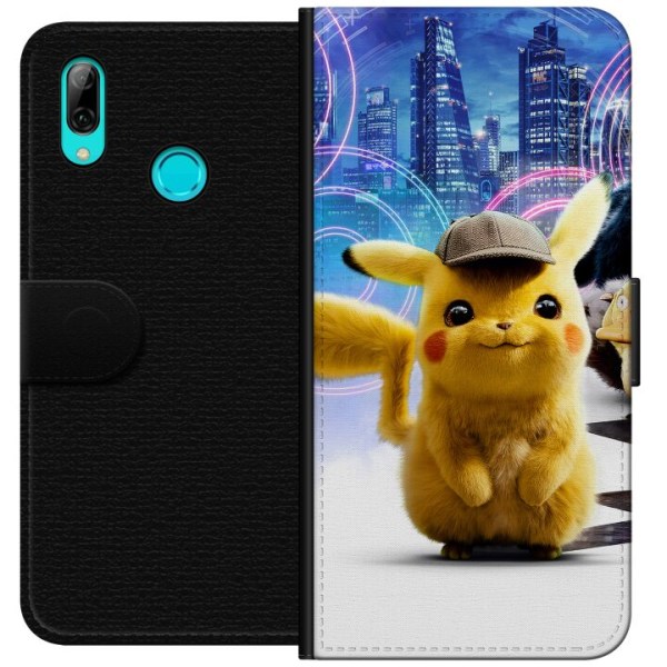 Huawei P smart 2019 Lompakkokotelo Detektiivi Pikachu