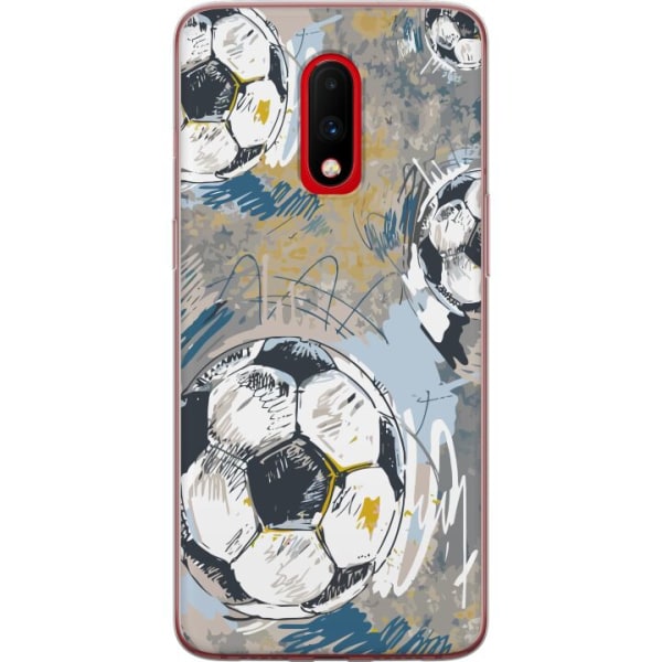 OnePlus 7 Gjennomsiktig deksel Fotball