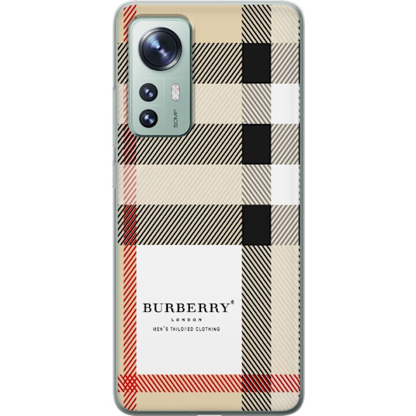 Xiaomi 12 Gennemsigtig cover Burberry