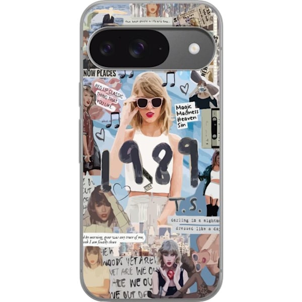 Google Pixel 9 Läpinäkyvä kuori Taylor Swift