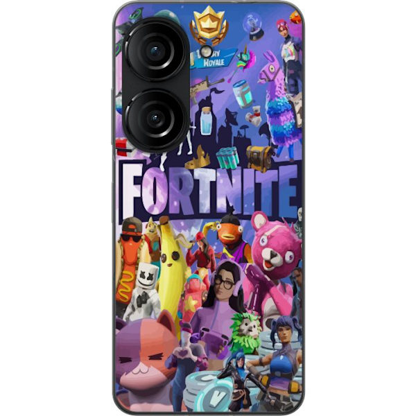 Asus Zenfone 10 Läpinäkyvä kuori Fortnite Hahmot Peliteema Ikonit Peli Suunnittelu Suosittu Taistelurojalainen Lapset Pelihahmojen Teema