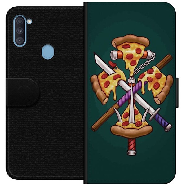 Samsung Galaxy A11 Tegnebogsetui Pizza