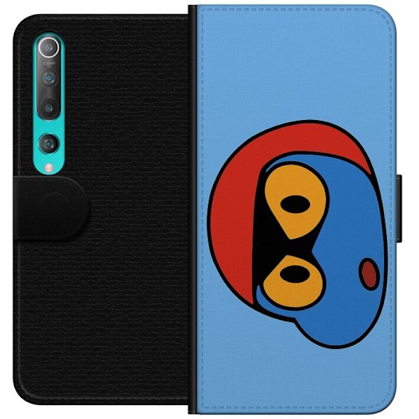 Xiaomi Mi 10 5G Lompakkokotelo Bold Bot Head