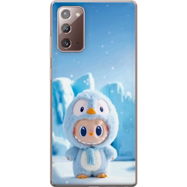Samsung Galaxy Note20 Läpinäkyvä kuori musta ritari fortnit