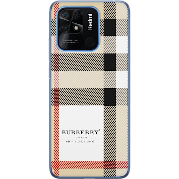 Xiaomi Redmi 10C Läpinäkyvä kuori Burberry