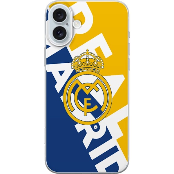 Apple iPhone 16 Plus Gjennomsiktig deksel Real Madrid