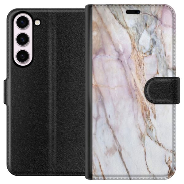 Kompatibelt Plånboksfodral till Samsung Galaxy S23+ Marmor
