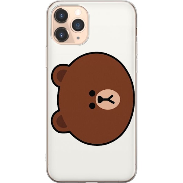 Apple iPhone 11 Pro Gjennomsiktig deksel line friends brown
