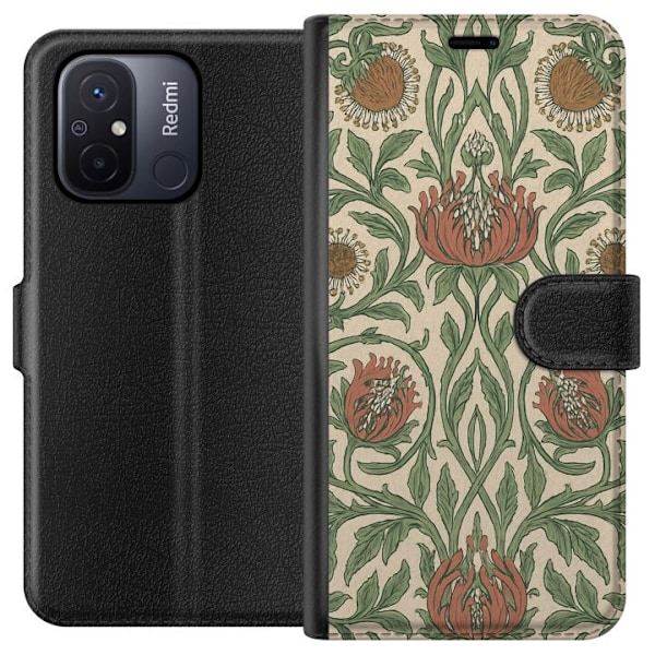 Xiaomi Redmi 12C Lompakkokotelo Petali Yksityiskohdat