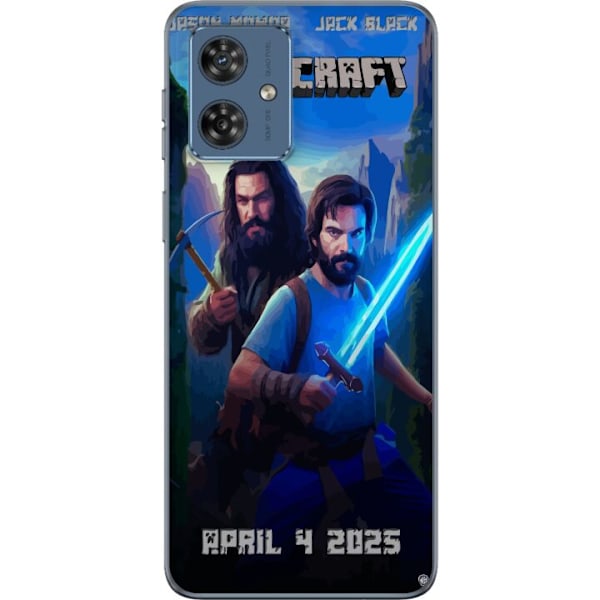 Motorola Moto G54 Genomskinligt Skal A Minecraft Movie
