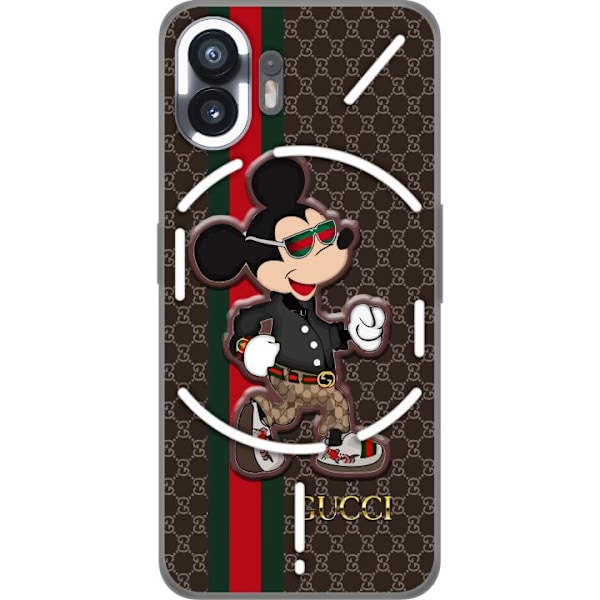 Nothing Phone (2) Gennemsigtig cover Mickey Mouse