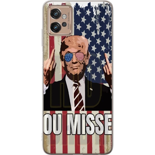 Motorola Moto G32 Gennemsigtig cover Trump