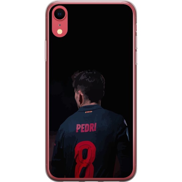 Apple iPhone XR Läpinäkyvä kuori Pedri FC Barcelona Jalkapa