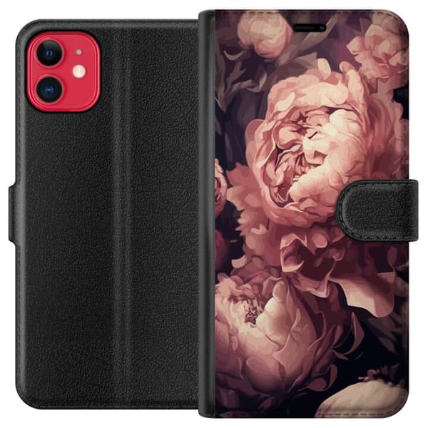 Kompatibel Tegnebogsetui til Apple iPhone 11 Blomster