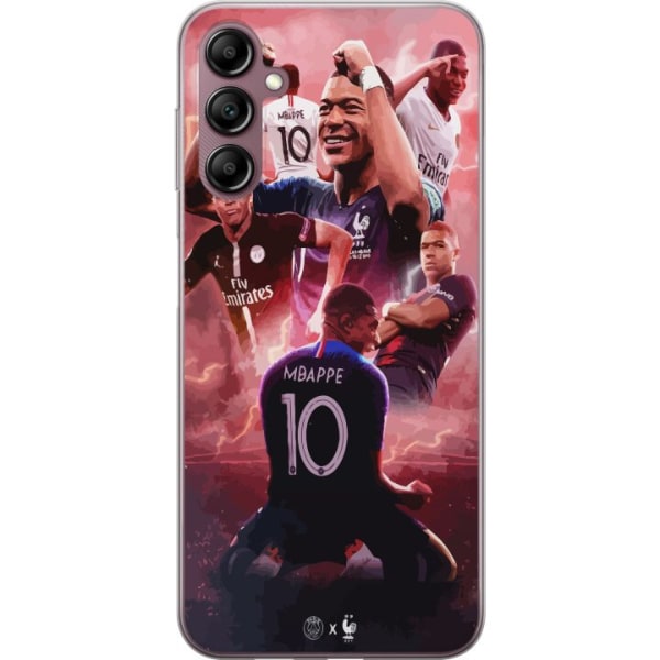 Samsung Galaxy A14 5G Läpinäkyvä kuori Mbappe