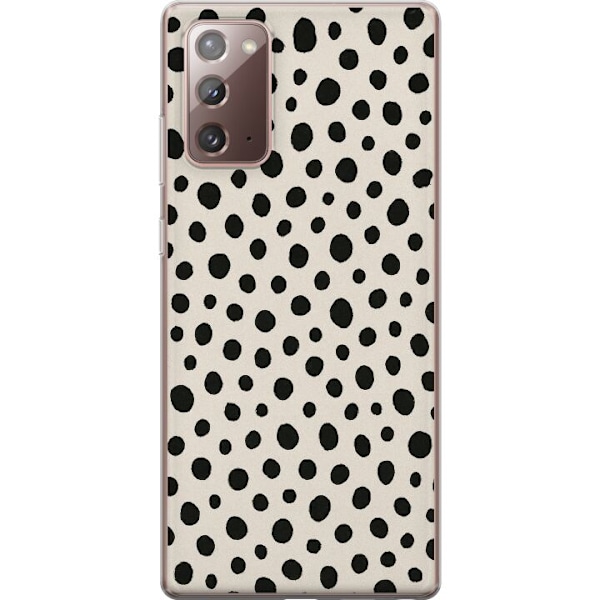 Samsung Galaxy Note20 Läpinäkyvä kuori Dot Dance