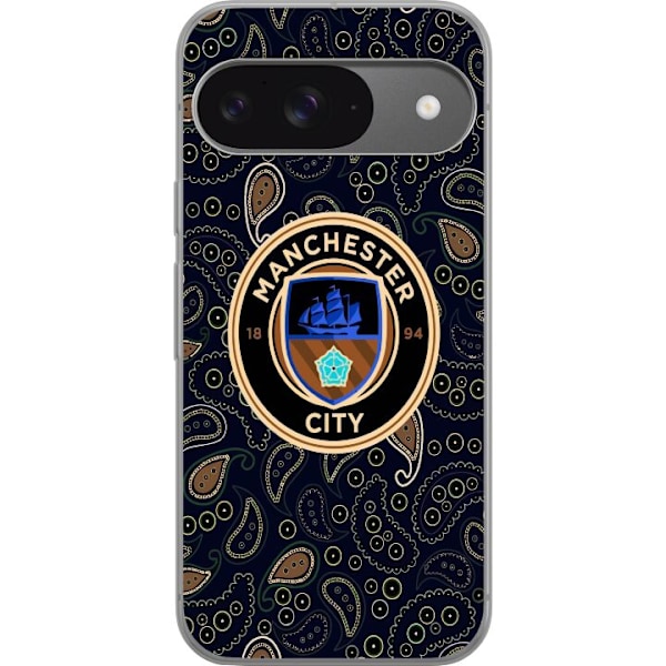 Google Pixel 9 Pro Gennemsigtig cover Manchester City