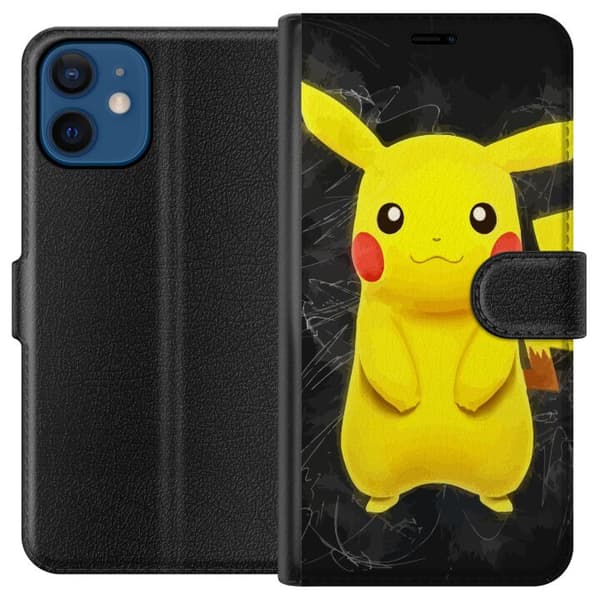 Kompatibel Tegnebogsetui til Apple iPhone 12 mini Pokemon