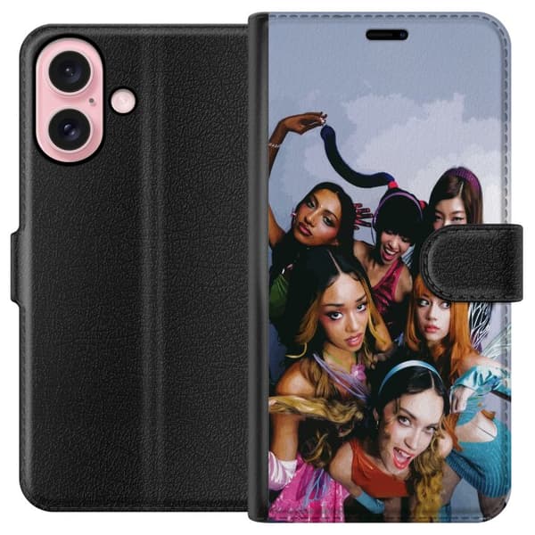Kompatibelt Lommeboketui til Apple iPhone 16 KATSEYE flerfarget