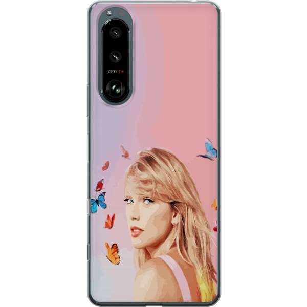 Sony Xperia 5 III Gjennomsiktig deksel Taylor Swift Sommerfugl