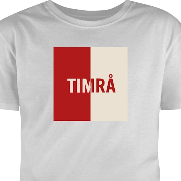 T-shirt til Voksen | Klassisk Voksen T-shirt Timrå - Hockey grå S