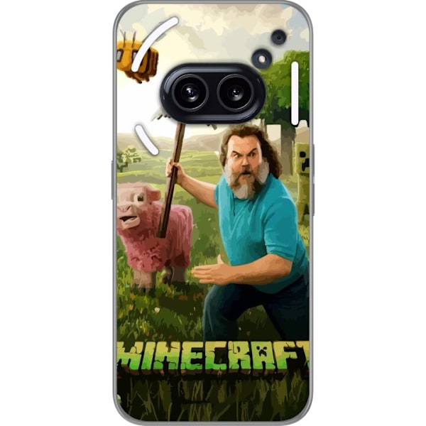 Nothing Phone (2a) Plus Genomskinligt Skal A Minecraft Movie