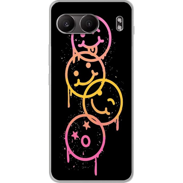 OnePlus Nord 4 Gennemsigtig cover Smiley