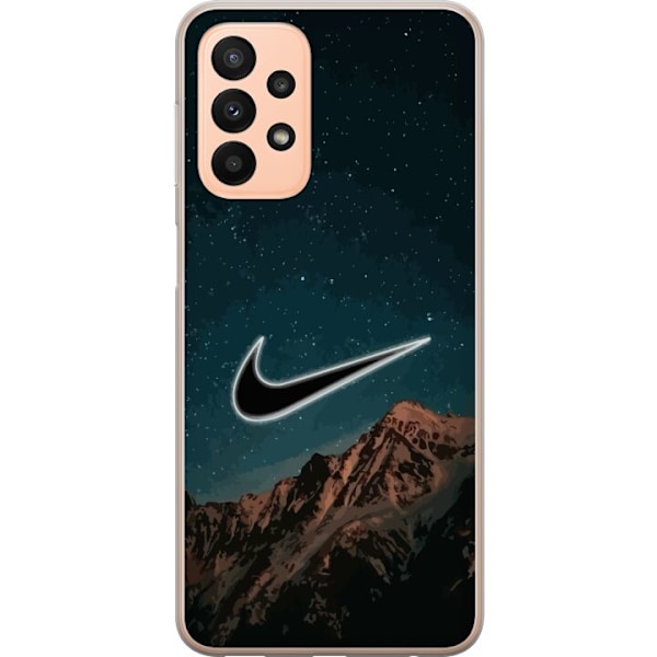 Samsung Galaxy A23 Läpinäkyvä kuori Nike