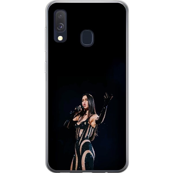Samsung Galaxy A40 Läpinäkyvä kuori Dua Lipa – Pop Star Aesthetic