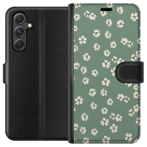 Samsung Galaxy A05s Tegnebogsetui Blomsterdrøm - Farverigt Bl