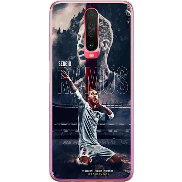 Xiaomi Redmi K30 Genomskinligt Skal Ramos Fotboll Legend Motiv Spelare Real Madrid Spanien Back Ikoniskt Namn Fotbollsstjärna Sport