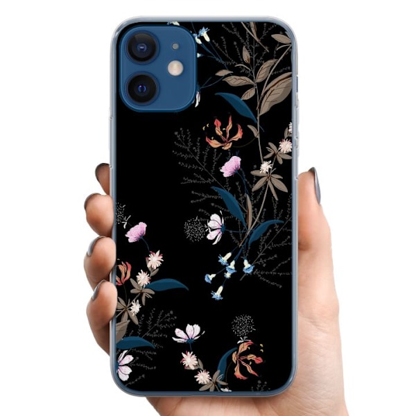 Apple iPhone 12 mini TPU Mobildeksel Blomster