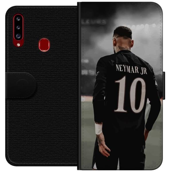 Kompatibelt Plånboksfodral till Samsung Galaxy A20s Neymar