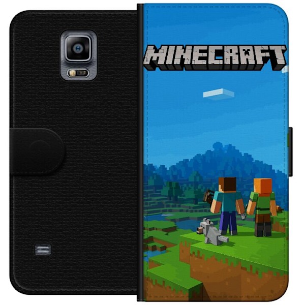 Samsung Galaxy Note 4 Lompakkokotelo Minecraft Key Art