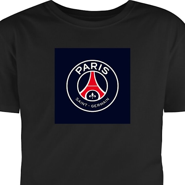 T-shirt för Vuxen | Klassisk Vuxen-T-shirt Paris Saint-Germai svart S