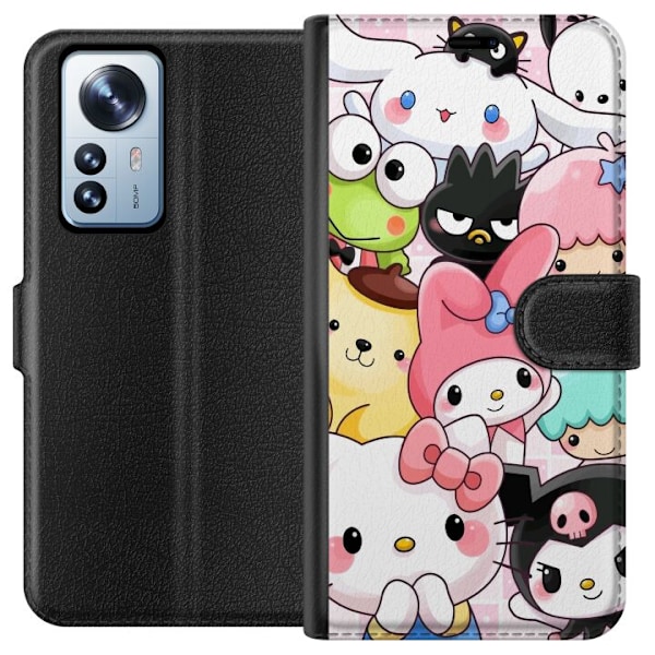 Xiaomi 12 Pro Lommeboketui Kawaii Sanrio Crew