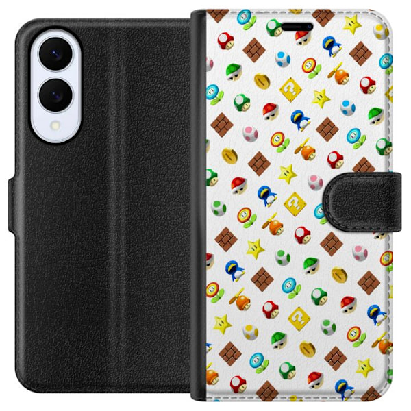 Samsung Galaxy S25 Edge Plånboksfodral Super Mario Bros