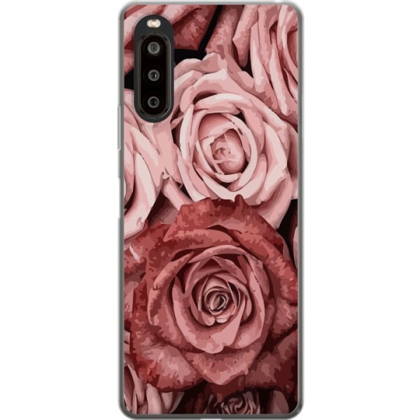 Sony Xperia 10 II Gennemsigtig cover Roser